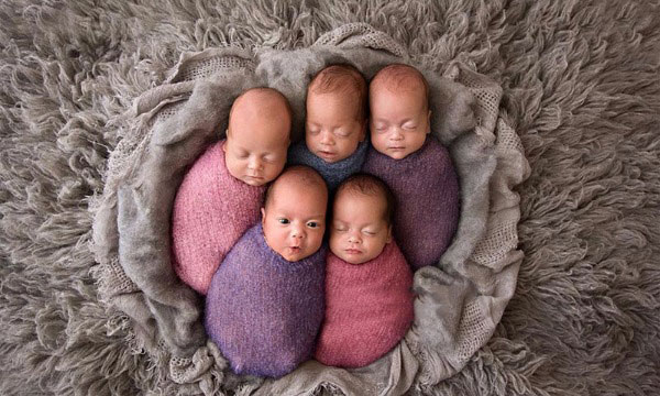 پنج قلوهایی که در نوزادی مدل شده‌اند +تصاویر
