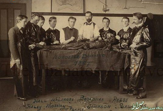 کالبد شکافی یک قاتل در سال 1896 +عکس