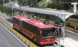 توسعه اتوبوس های تندرو در تهران/راه اندازی خط اتوبوس های برقی درمحدوده‌راه آهن
