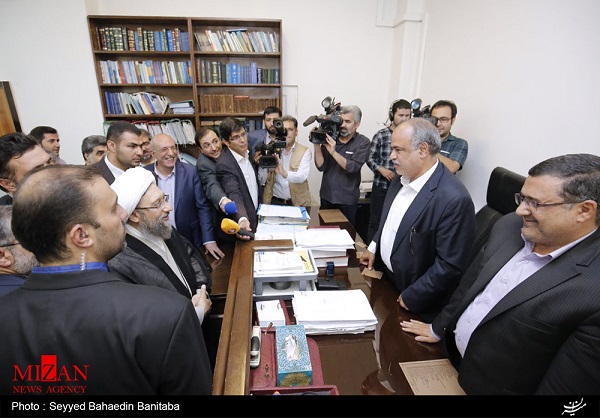 رئیس کل دادگستری تهران: قریب به دو میلیون پرونده قضایی در سال 94 رسیدگی شد/ بازدید رئیس دستگاه قضا از دادگاه تجدیدنظر، کیفری و دادسرای کارکنان دولت + عکس