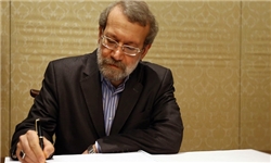 لاریجانی انتخاب هدیه خلف عباس را به عنوان رئیس مجلس سوریه تبریک گفت