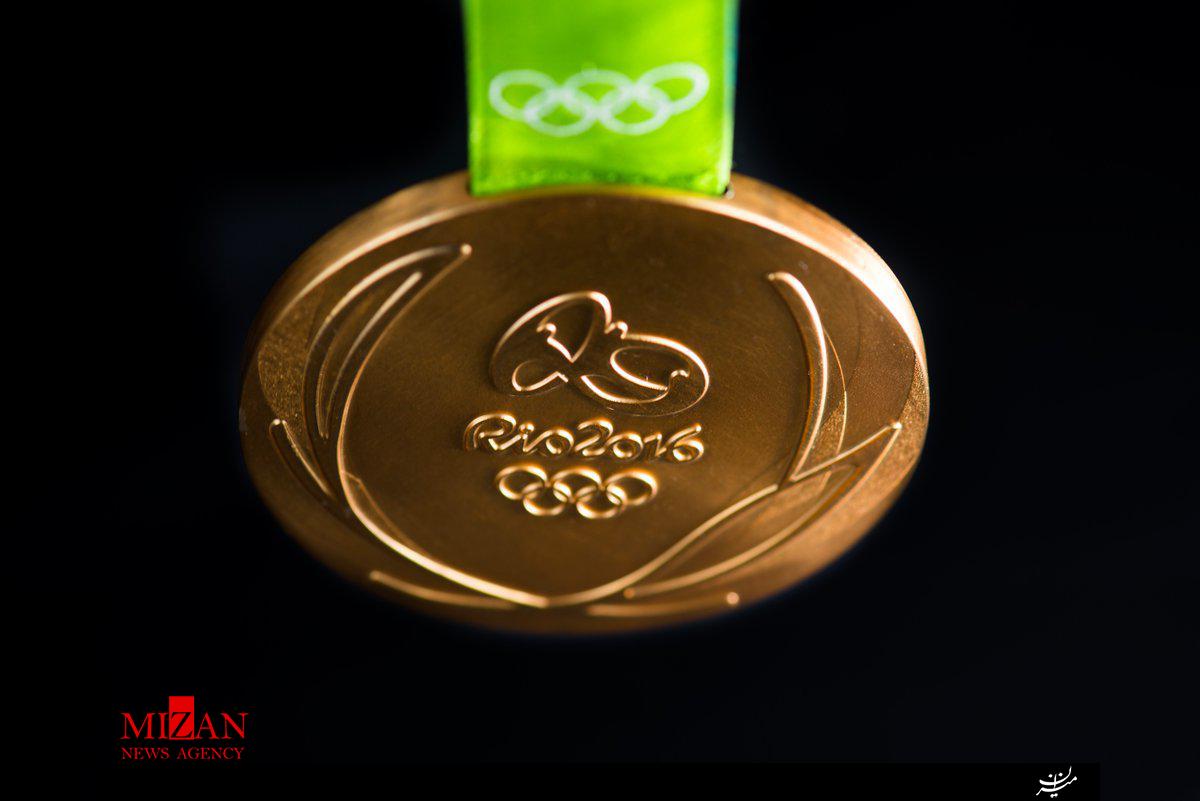 از مدال طلای المپیک 2016 رونمایی شد+ تصاویر