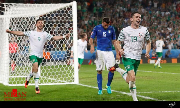 ایرلند جنوبی 1-0 ایتالیا؛ آتزوری هوش و گوش نبود / ایرلند ترکیه را حذف کرد