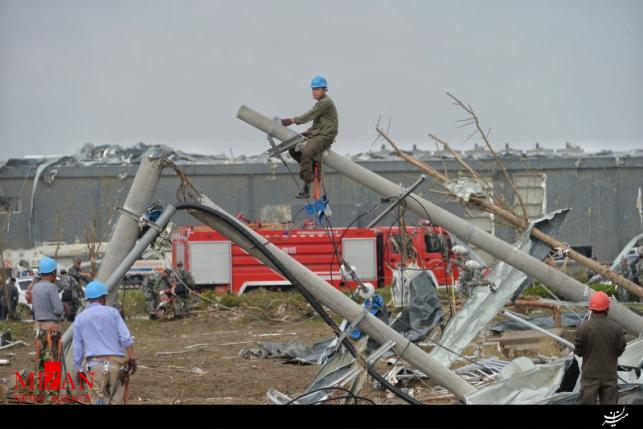 شمار قربانیان طوفان در چین به 98 تن رسید