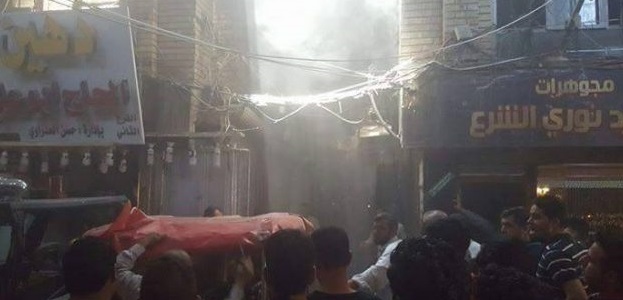 آتش سوزی بازار نجف خاموش شد/ زائران آسیبی ندیدند + عکس