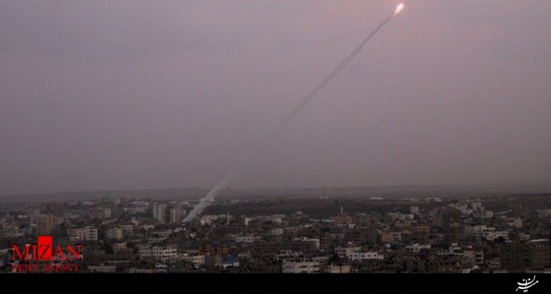 حماس به سمت دریای غزه موشک شلیک کرد