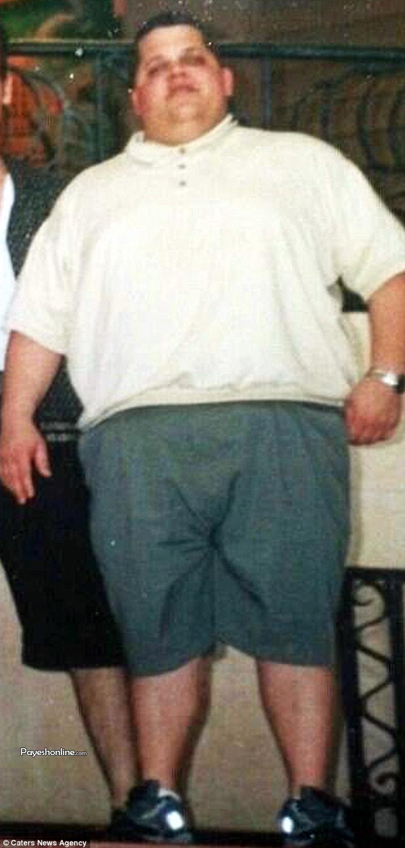 مرد امریکایی که 90 کیلو وزن کم کرد+تصاویر
