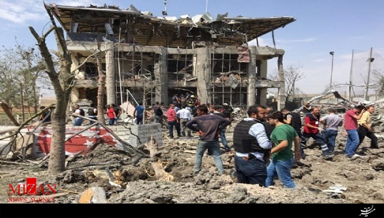 وقوع انفجار مهیب در شهر دیاربکر ترکیه + فیلم