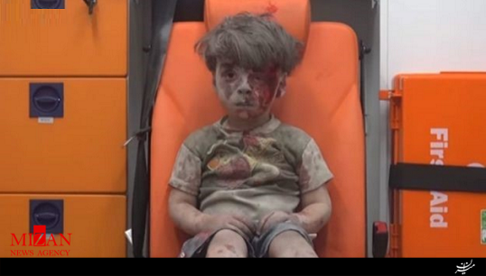 تصاویر کودک سوری که جهان را به گریه انداخت + فیلم