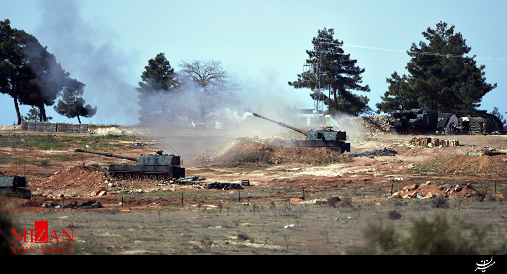 حمله ارتش ترکیه به مواضع تروریستها درشمال سویه