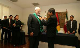 عالی‌ترین نشان دولت بولیوی به وزیر خارجه اعطا شد