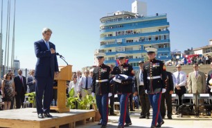 سفارت آمریکا در کوبا فعالیت خود را آغاز کرد