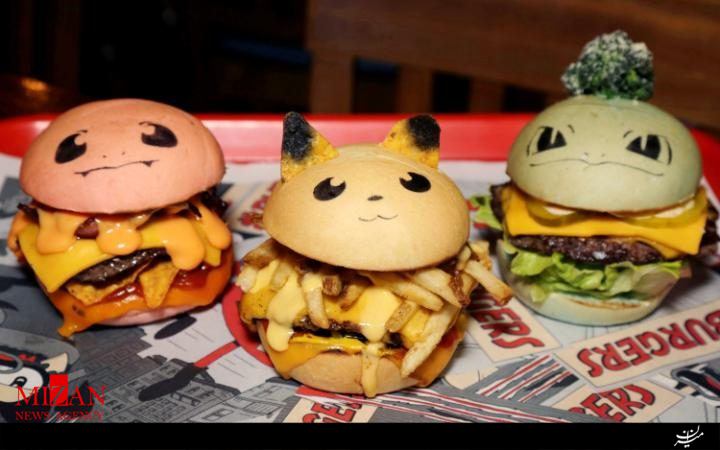 همبرگرهایی براساس شخیتهای بازی تازه محبوب شده پوکمون گو+عکس