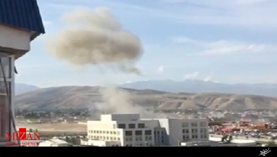 انفجار در سفارت چین در قرقیزستان + فیلم