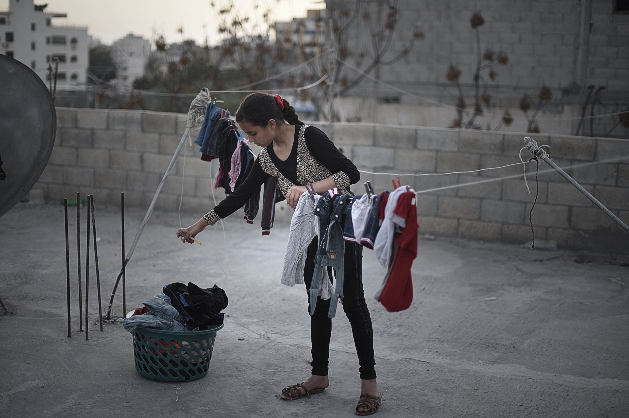 دختربچه فلسطینی که مادر برادرانش شد