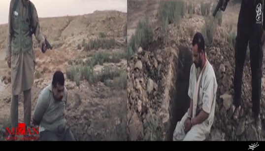 اعدام فجیع قربانیان داعش در گودال مرگ + فیلم (16+)