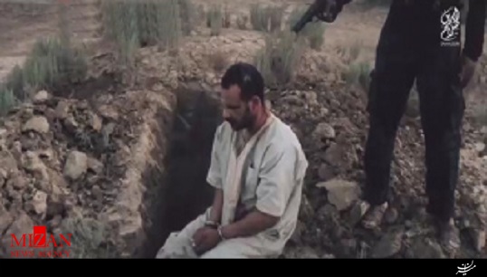 اعدام فجیع قربانیان داعش در گودال مرگ + فیلم (16+)