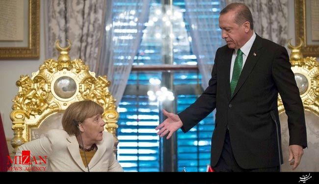 دیدار اردوغان و آنجلا مرکل