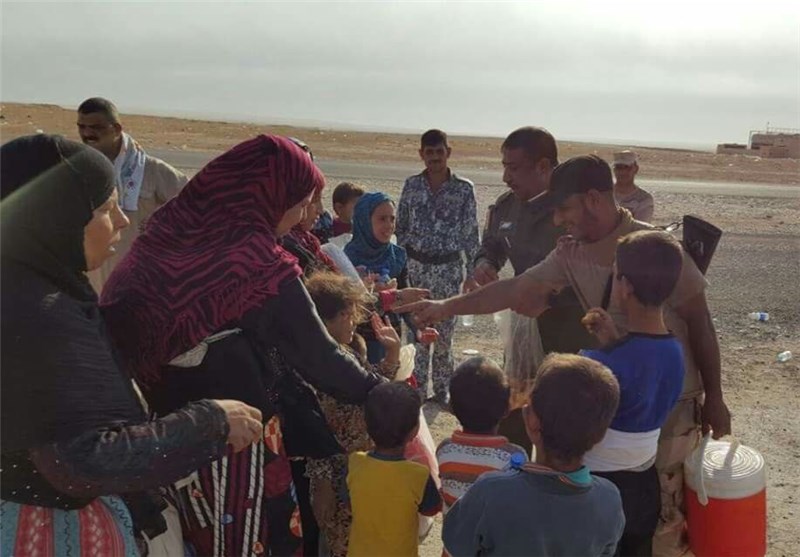 نجات کودکان عراقی به دست نیروهای داوطلب مردمی