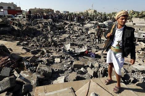 استفاده عربستان از بمب های خوشه ای در یمن