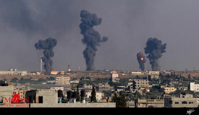 حمله توپخانه رژیم صهیونیستی به یک پایگاه نظامی القسام در شمال غزه