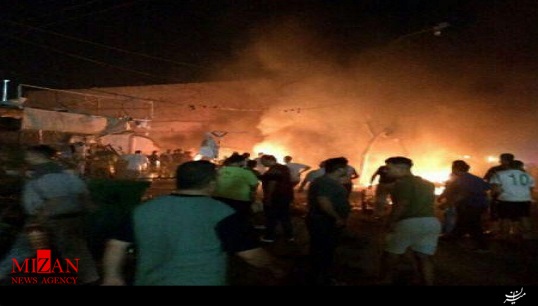 انفجار خودروی انتحاری بیمارستان الکراده بغداد + فیلم