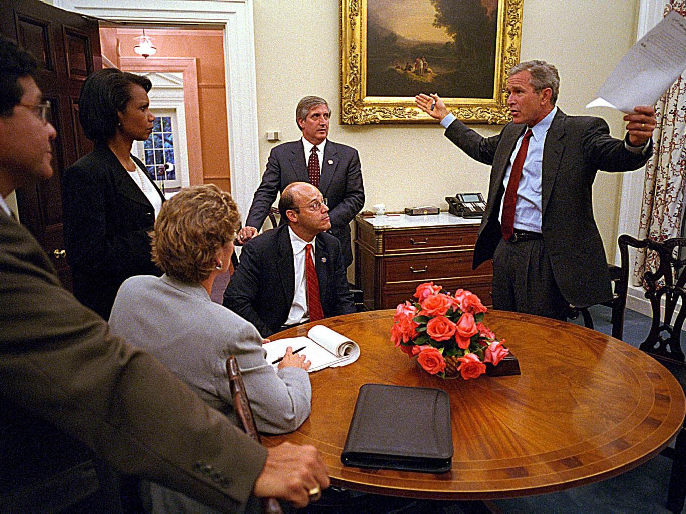 اقدامات جرج بوش در رابطه با حادثه 11 سپتامبر