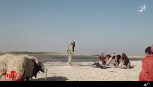 مرگ فجیع مرد عراقی در کلاس آموزش ذبح داعش + فیلم (16+)