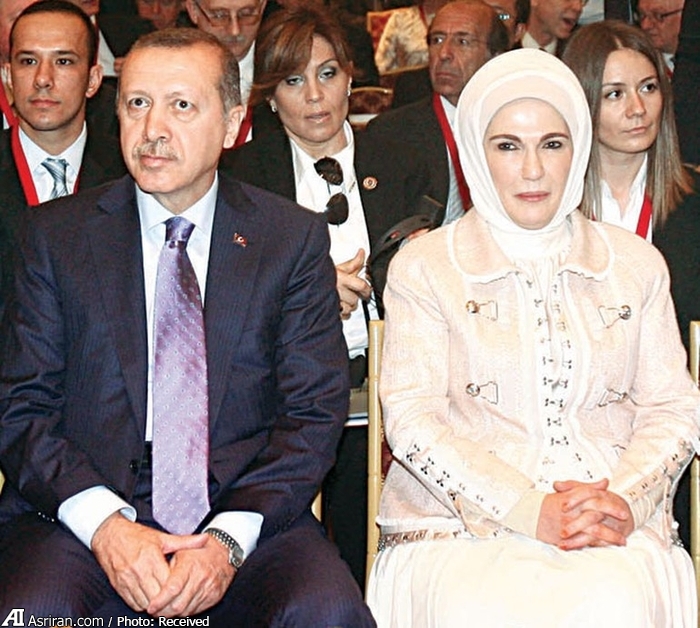 گریم نقش های اردوغان و همسرش در سینمای ترکیه+عکس