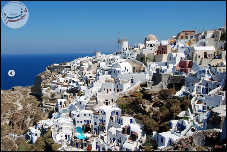 منظره بی نظیر شهرک ساحلی اویا در یونان+عکس