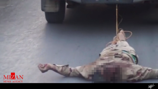 وقتی داعشی‌ها دست به دامن جنازه‌ها می‌شوند! + فیلم (16+)