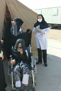 بیمارستان صحرایی نیروی زمینی ارتش در روستاهای محروم تربت جام
