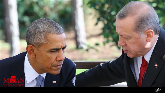 گفت و گوی اوباما با اردوغان درباره حضور نظامی ترکیه در خاک عراق
