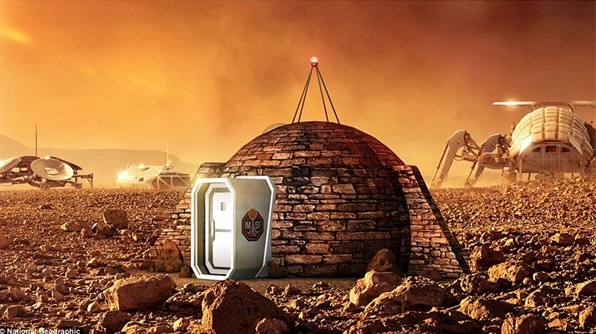 نشنال جئوگرافی کلبه اسکیمویی روی مریخ طراحی کرد+عکس