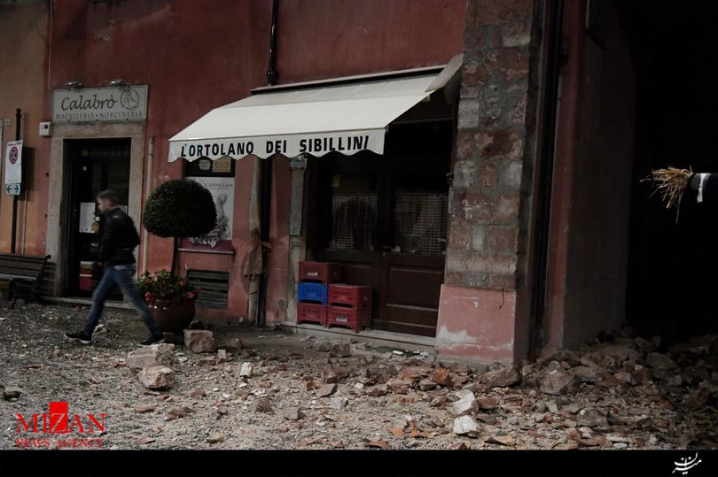 زمین لرزه‎ای قوی ایتالیا را لرزاند+تصاویر