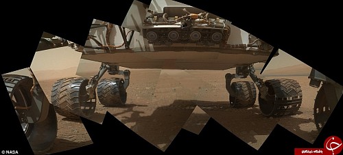 کاوشگر مریخی سلفی می‌گیرد! + تصاویر