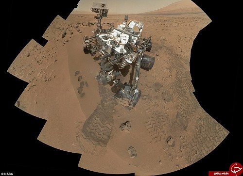 کاوشگر مریخی سلفی می‌گیرد! + تصاویر