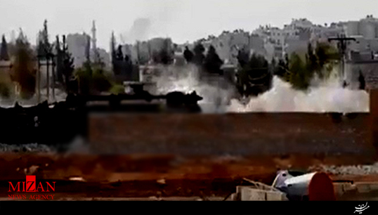 کمین مرگبار ارتش سوریه برای تروریست‌ها در حلب + فیلم