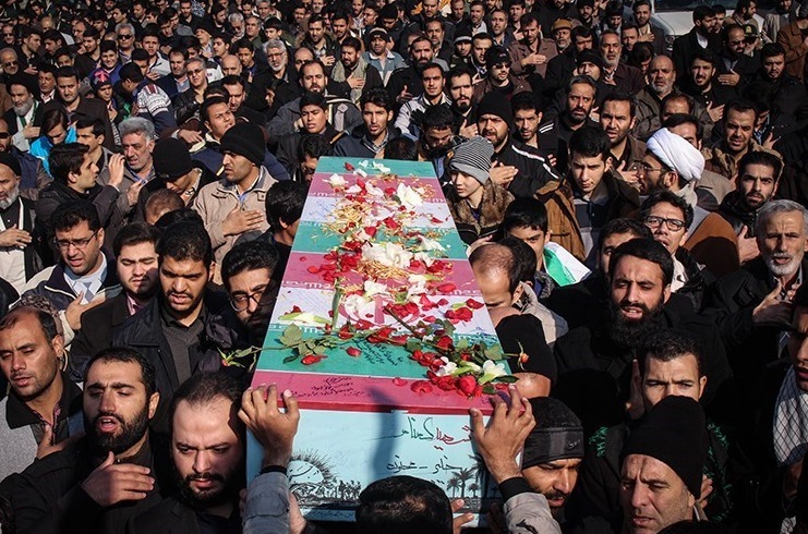 پیکر مطهر 2 شهید گمنام در زاهدان تشییع و خاکسپاری شد