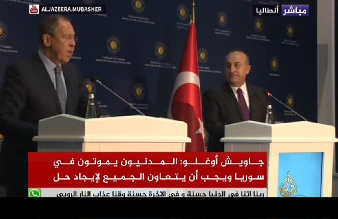 چاوش اوغلو: ترکیه و روسیه درباره پرونده سوریه همکاری می کنند