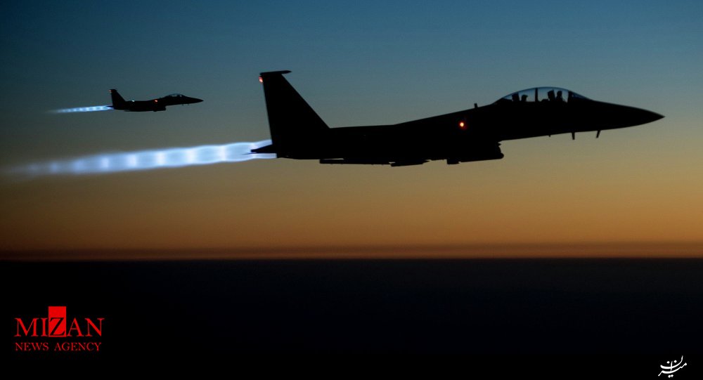 حمله جنگنده‌های ائتلاف آمریکا به مردم سوریه