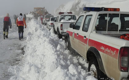 آخرین آمار امدادرسانی به گرفتاران برف و کولاک در 5 استان