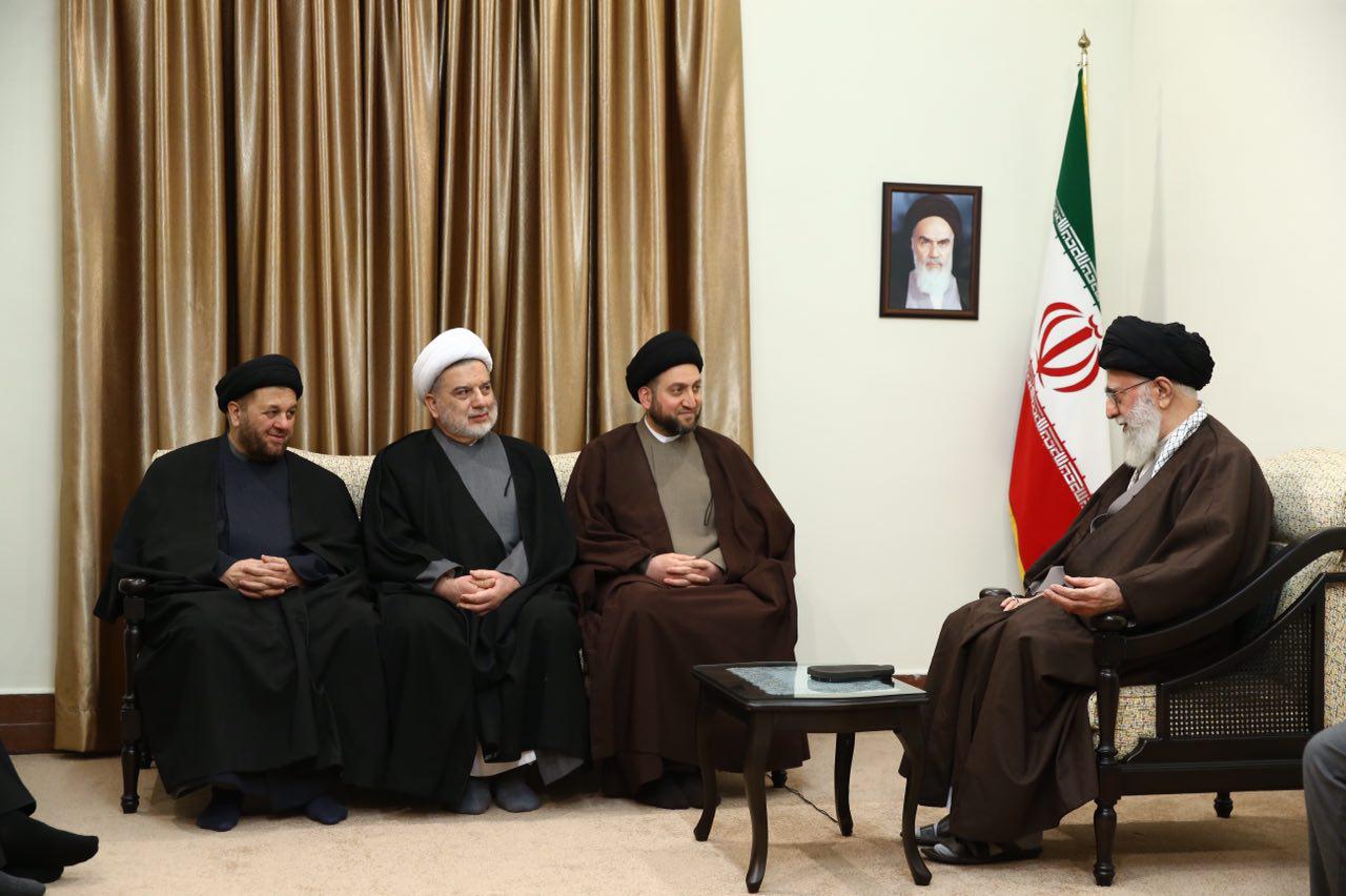 دیدار رئیس مجلس اعلای اسلامی عراق با رهبر انقلاب