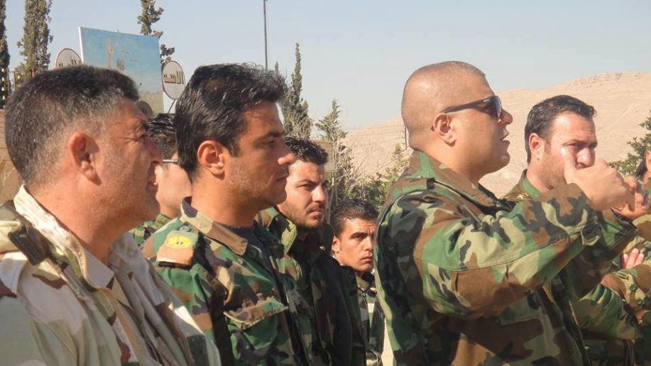 آماده سازی واحدهای عملیاتی ارتش سوریه در شهر تدمر