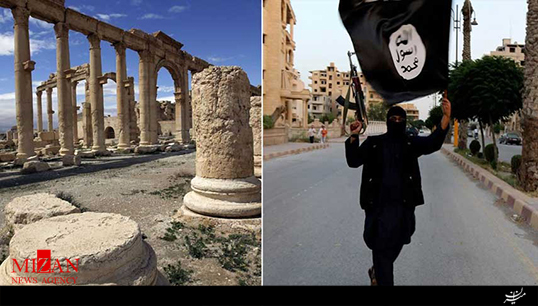 اولین تصاویر داعش از داخل شهر تدمر بعد از اشغال آن + فیلم