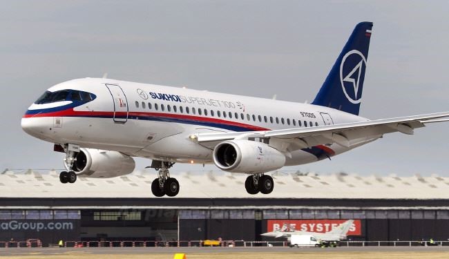 توافق سوخو با ایران برای فروش هواپیمای مسافربری