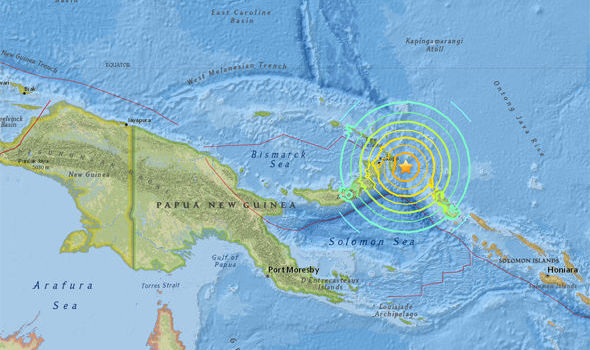 زلزله مهیب 8 ریشتری در «پاپوآ گینه نو»