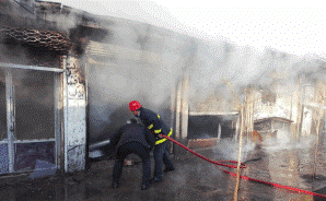 آتش سوزی دینام های کولر دو کارگر را سوزاند