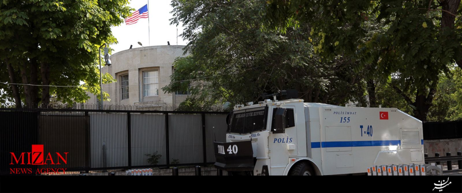 بازداشت یک مظنون در ارتباط با تیراندازی در مقابل سفارت آمریکا در ترکیه