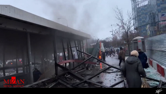 انفجار مهیب ایستگاه مترو مسکو روسیه + فیلم